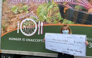 Whatcom Land Title Co. and its employees give $3,810 to food banks